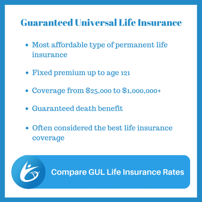 Insurance life universal guaranteed option policy companies discuss 1035 exchange would using if old like us out review